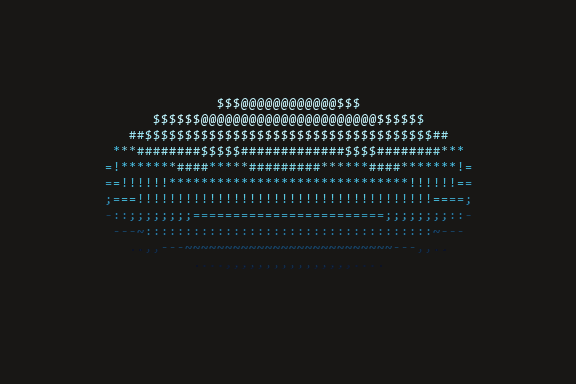 spinning ASCII donut